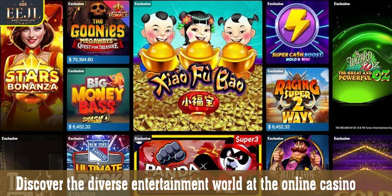 Discover the diverse entertainment world at the online casino