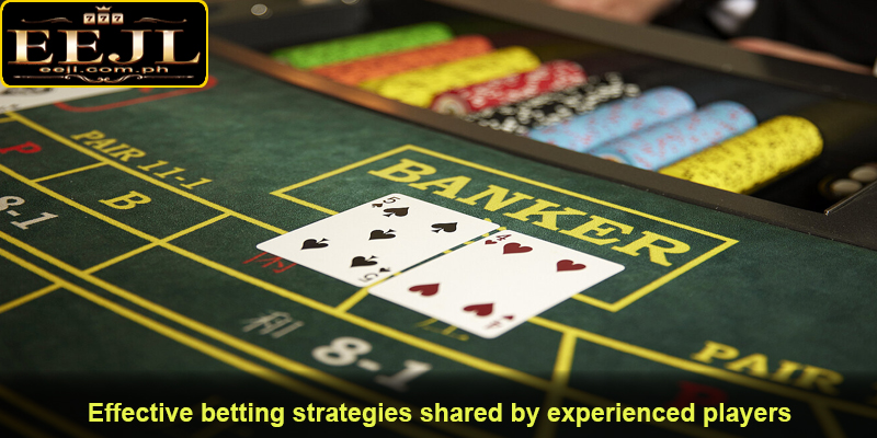 Effective betting strategies shared by experienced players