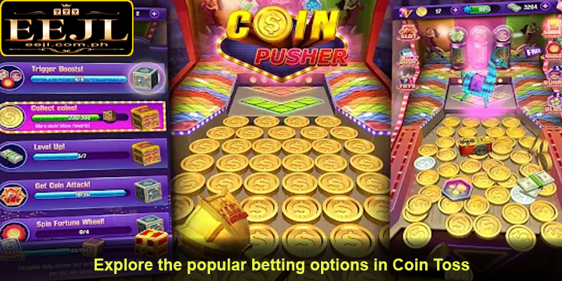 Explore the popular betting options in Coin Toss