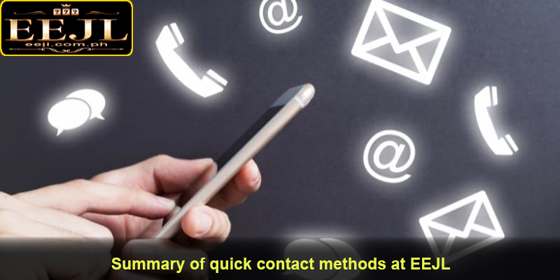 Summary of quick contact methods at EEJL