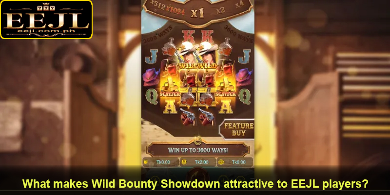 What makes Wild Bounty Showdown attractive to EEJL players?